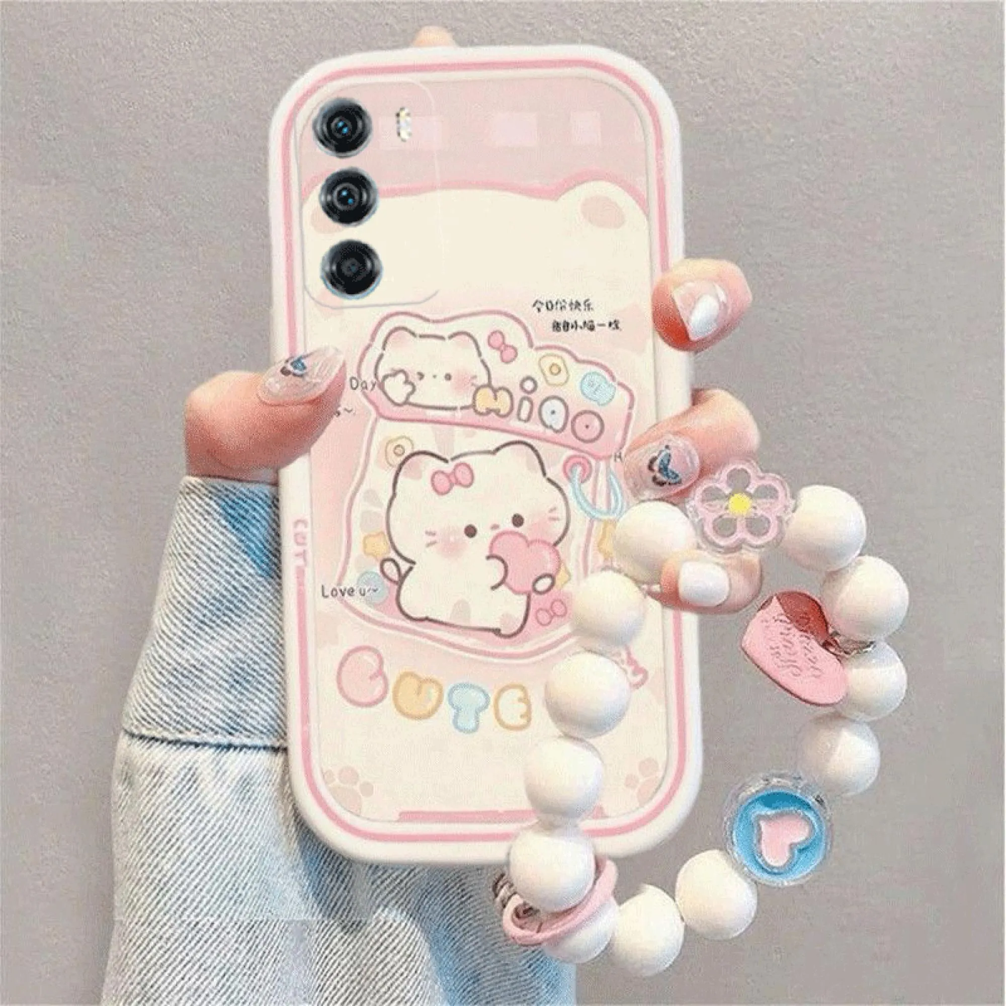 Motorola Transparent Cartoon Case