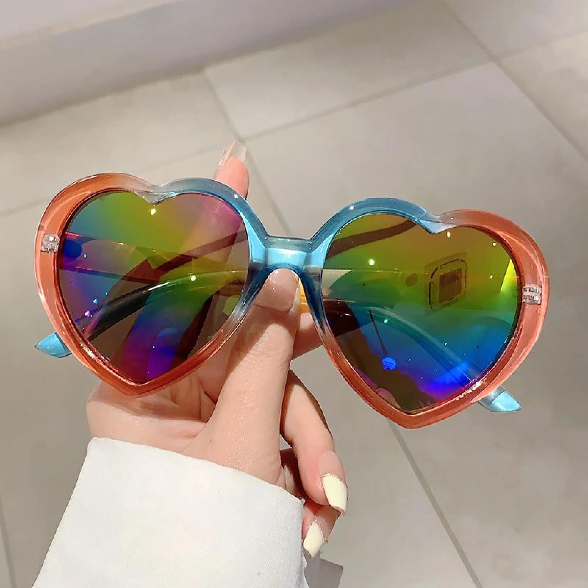 Heart-Shaped Sunglasses for Women
