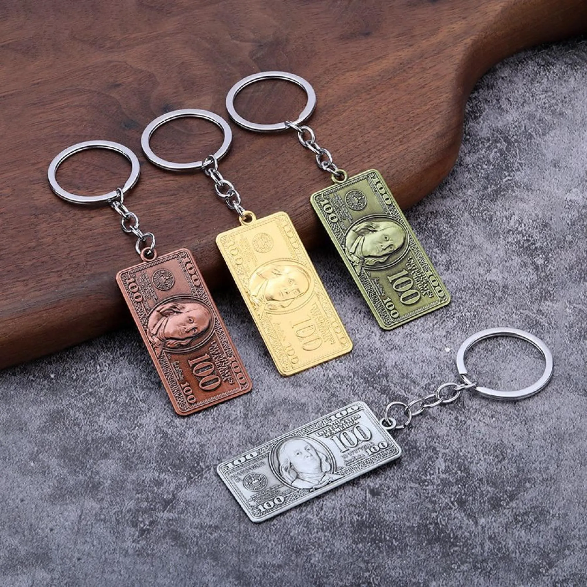 American Style Coin Keychain