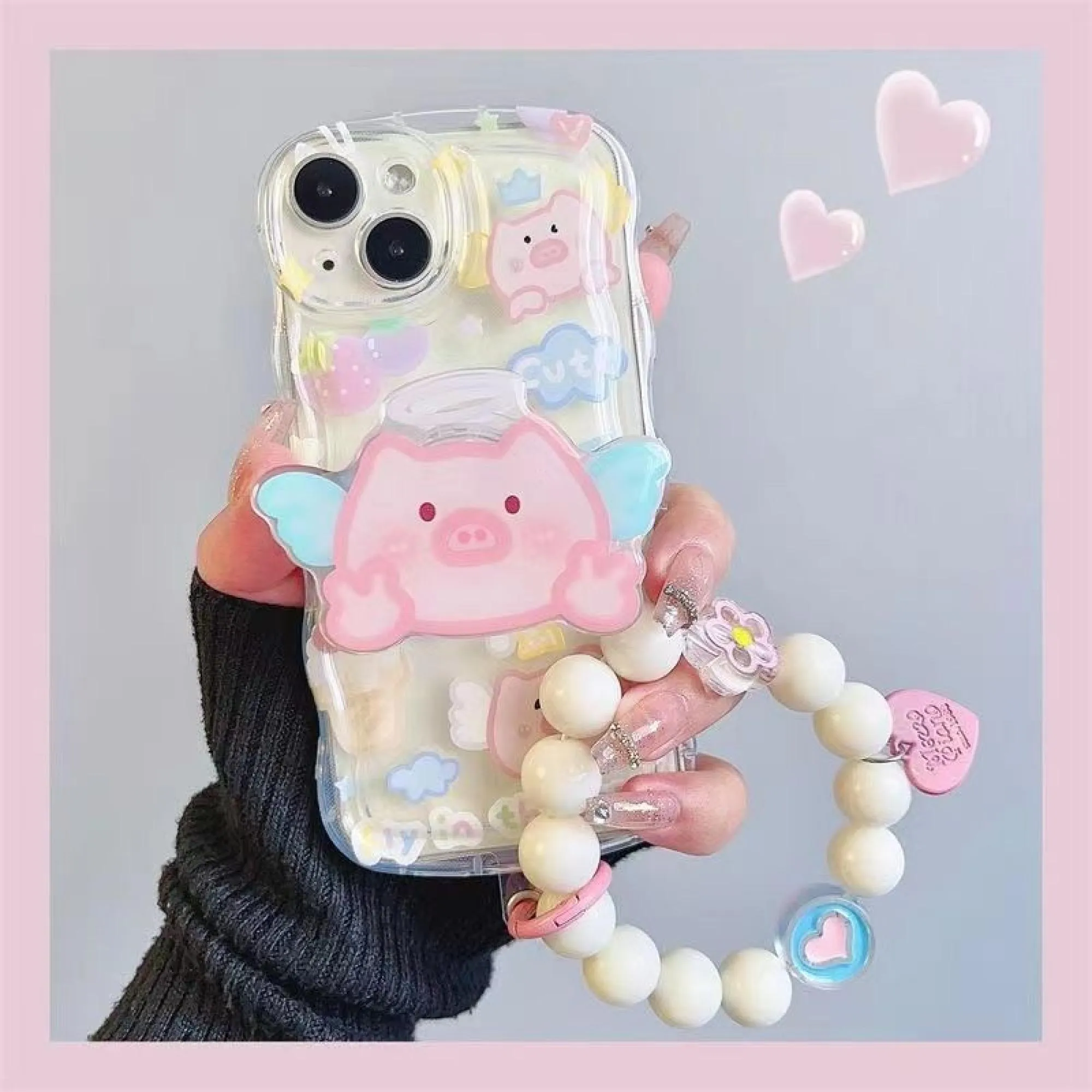 Cute Pig Angel Phone Case