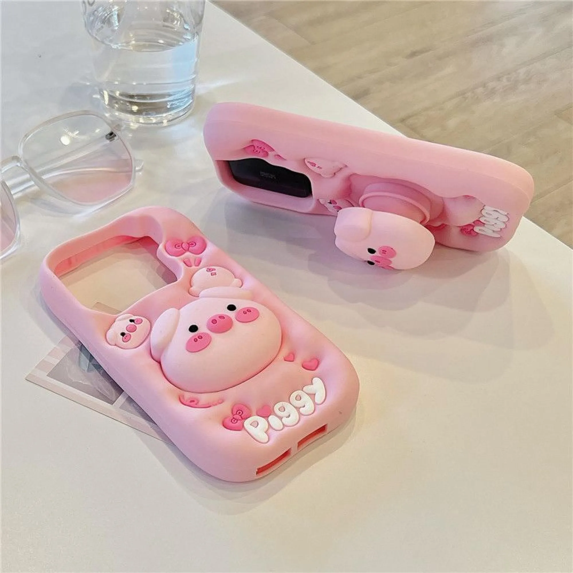 3D Pink Pig Phone Case