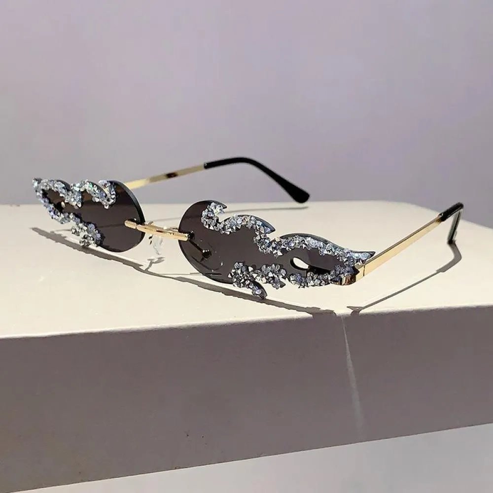 Trendy Cross-Border Flame Sunglasses