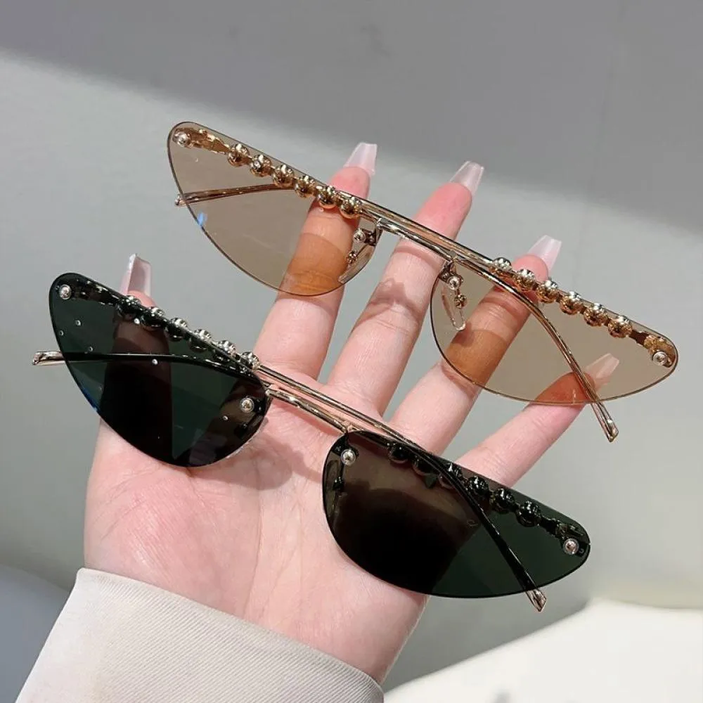 Women's Pearl-Accent Cat-Eye Sunglasses